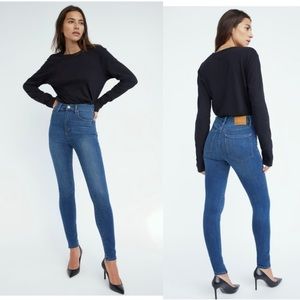 Aritzia denim forum Lola high rise skinny 28L